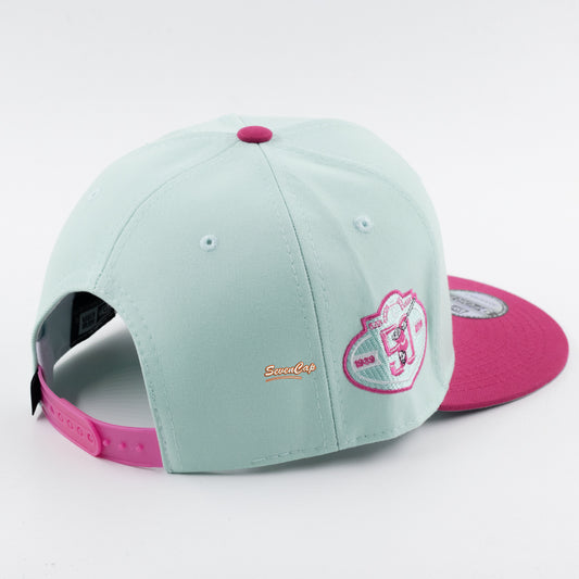 Gorras Planas Premium New York Celeste